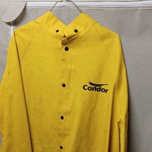 Corridor Yellow Raincoat